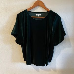 Madewell Velvet Top Size L